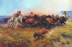 Charles_M._Russell_-_The_Buffalo_Hunt_No_39_-_1919